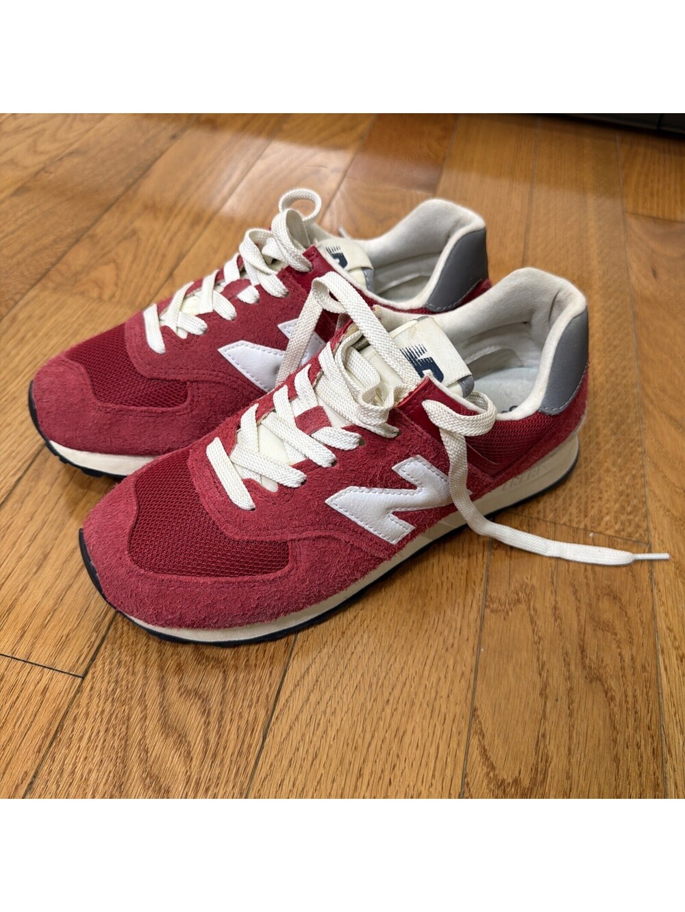 6.5 Women’s US Size New Balance 574 Core Pack - Burgundy Red Color